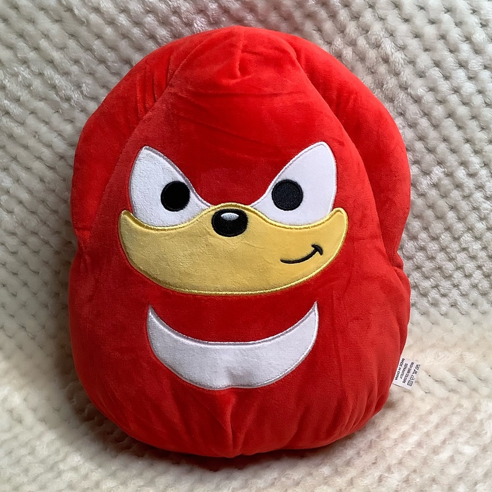 Sonic the Hedgehog Knuckles Plush Stuffed Animal Pillow Buddy 11 inch